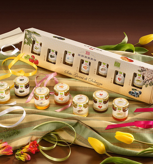 Brunchset Honig & Fruchtaufstriche